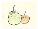 Bairei Kono 1844-1895 - Pair of Two Pears - artelino Art Auctions. Bairei Kono 1844-1895 - Pair of Two Pears