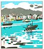 Hide Kawanishi 1894-1965 - View of Kobe Harbor - artelino Art Auctions. Hide Kawanishi 1894-1965 - View of Kobe Harbor