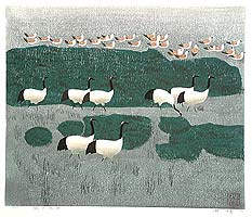 Hao Boyi born 1938 - Amorous Feelings of Crane Hometown