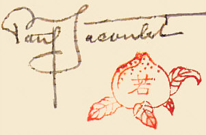 Signature: Paul Jacoulet