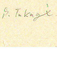 Signature: S.Takagi
